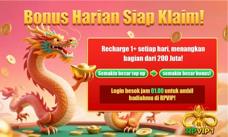Bonus Harian Siap Klaim!